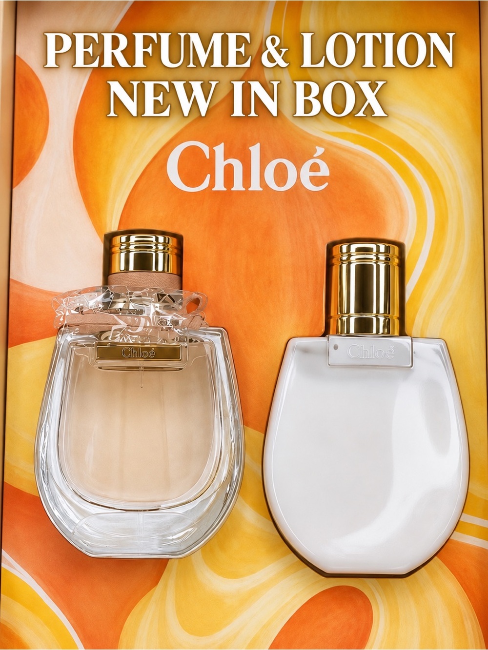 Chloé Nomade Perfume & Body Lotion Gift Set New in Box